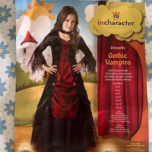 In Character Girls' Gothic Vampira Elite Child Costume Size 10